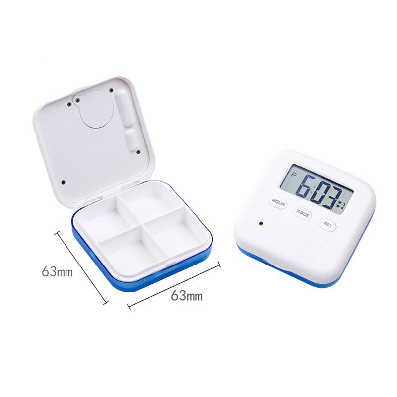Smart Pill Reminder Organizer Portable Electronic Medicine Box With Alarm Timer 3