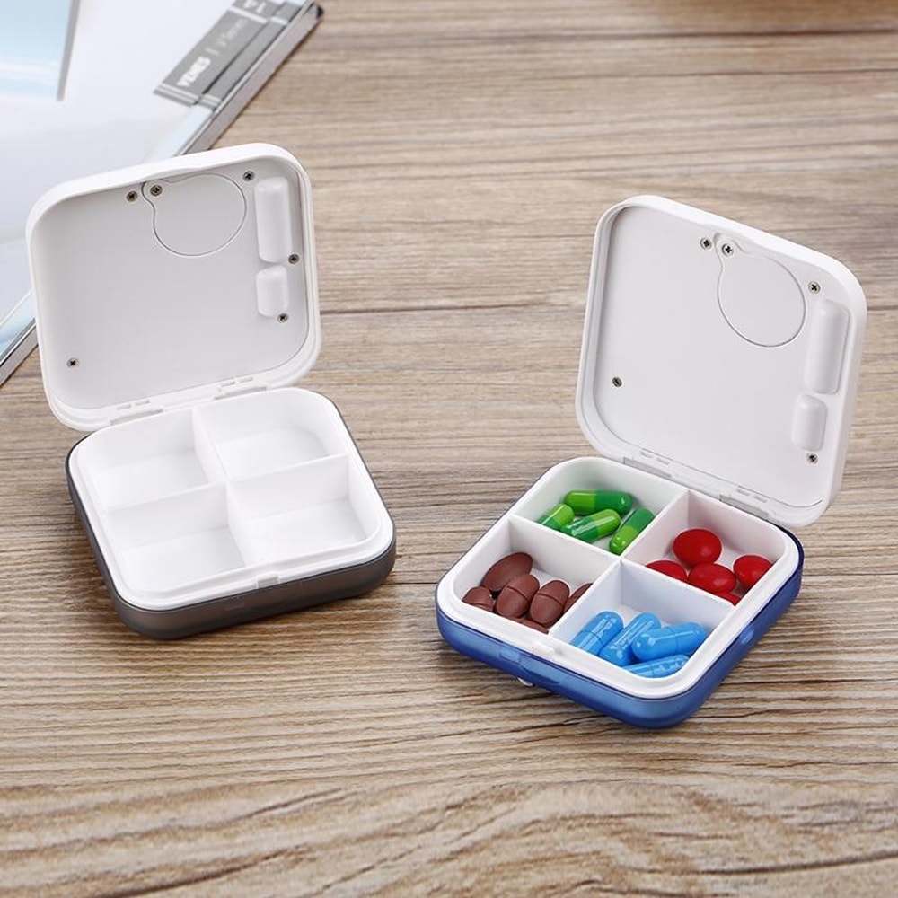 Smart Pill Reminder Organizer Portable Electronic Medicine Box With Alarm Timer 8