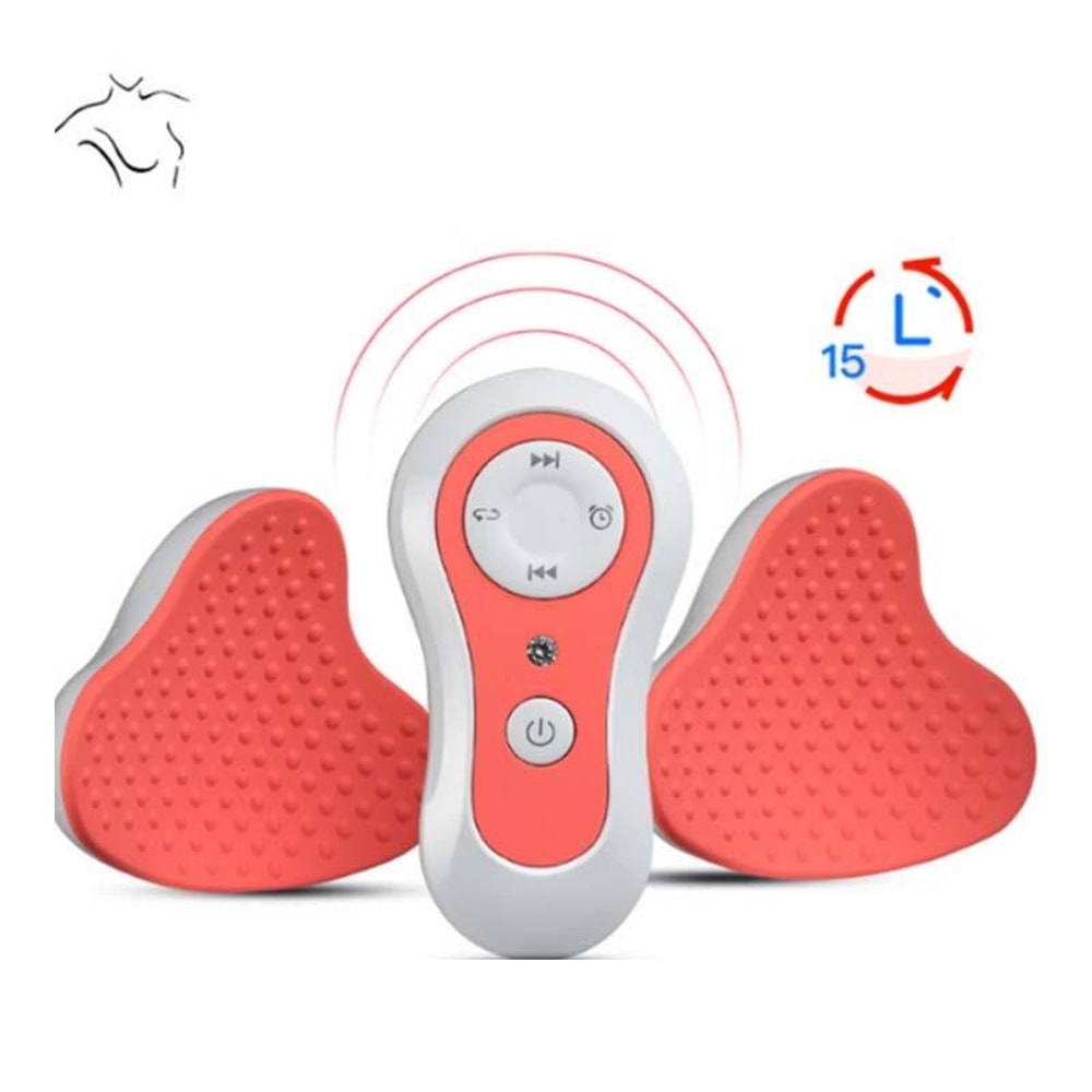 ThermaLift Wireless Breast Massager With Heat Therapy Remote Control USB Rechargeable Comfort Care 4