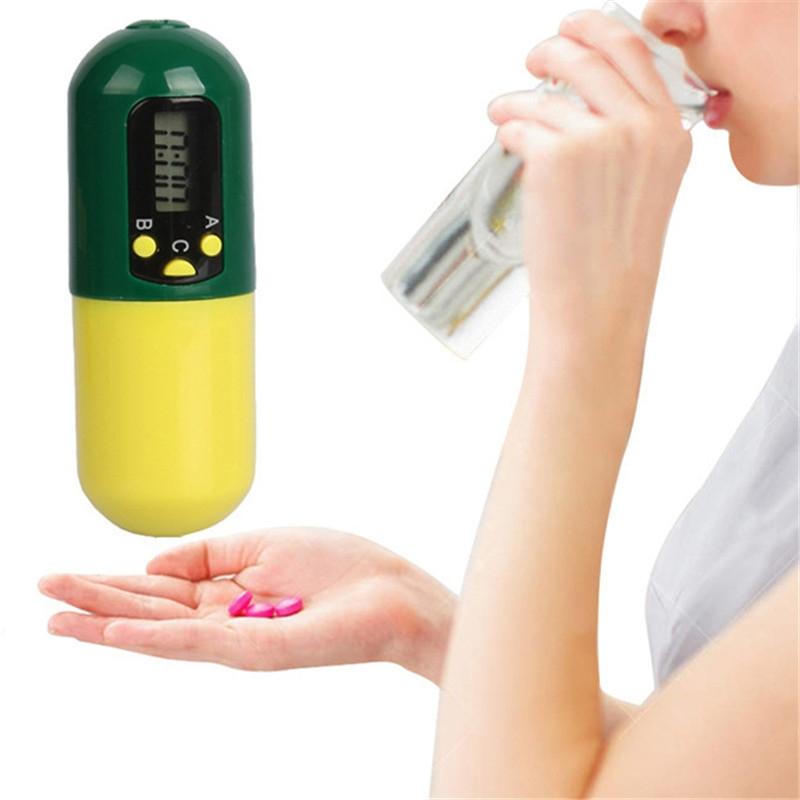 Smart Pill Reminder Box With Timer Alarm Portable Medication Organizer For Travel Daily Use 3
