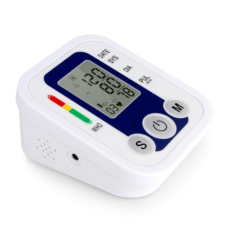 ZK B02 Automatic Upper Arm Blood Pressure Monitor With Voice Guidance Heart Rate Tracking 6