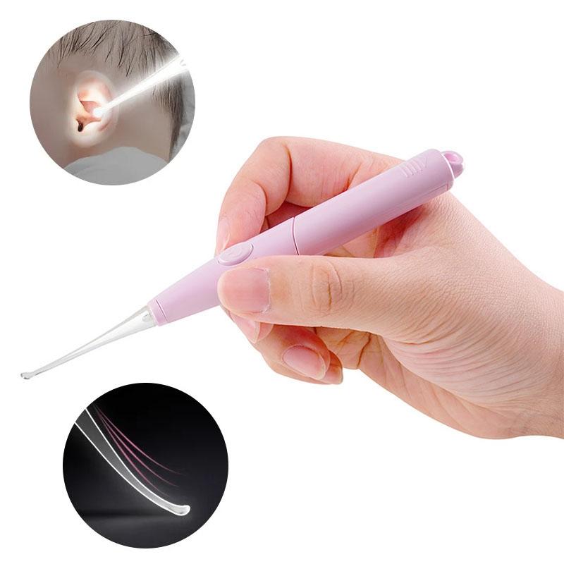 LED Light Ear Wax Cleaner For Kids Babies Safe Illuminated Ear Cleaning Scoop 5