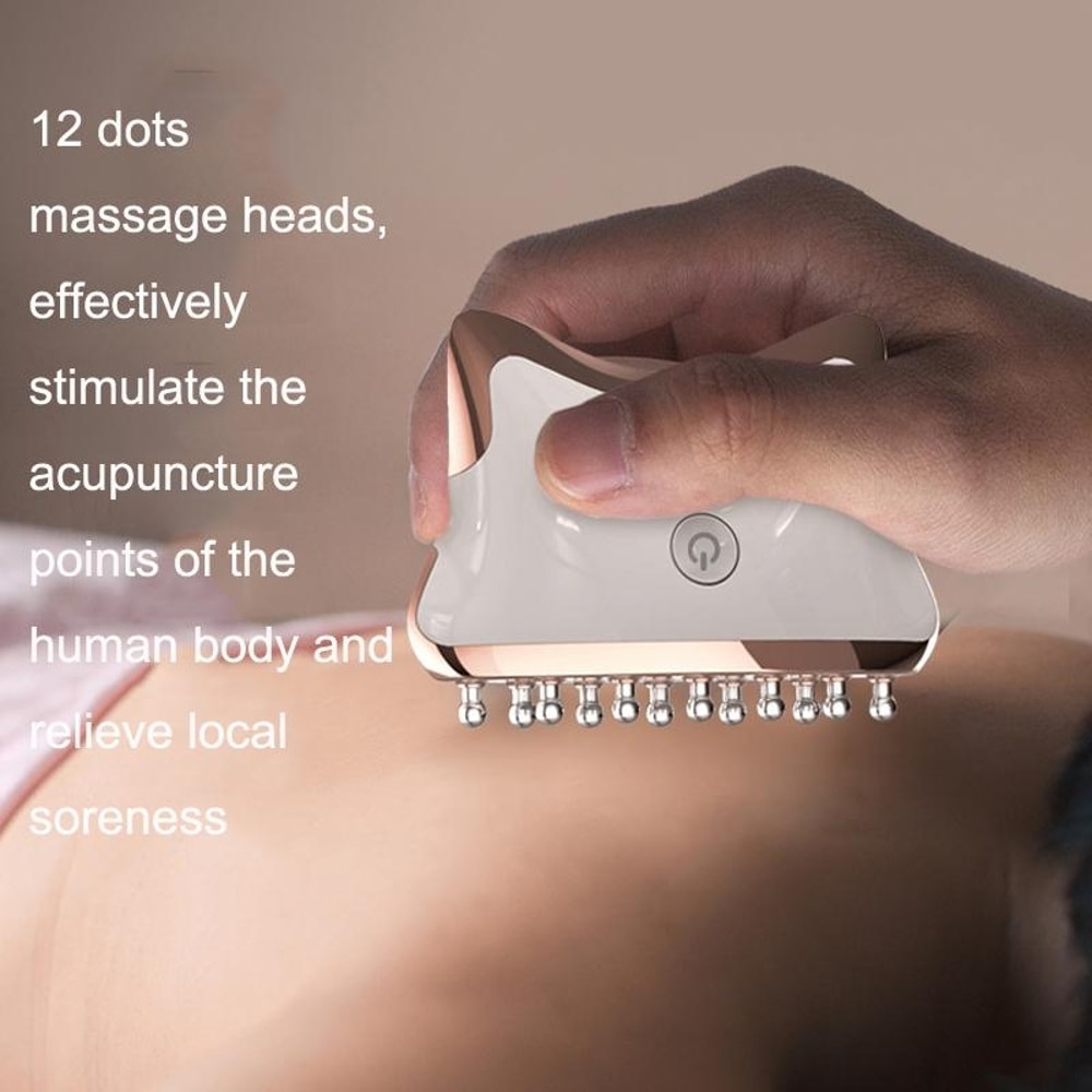 EMS Color Light Face Neck Massager Microcurrent Skin Lifting And Gua Sha Therapy Device 5