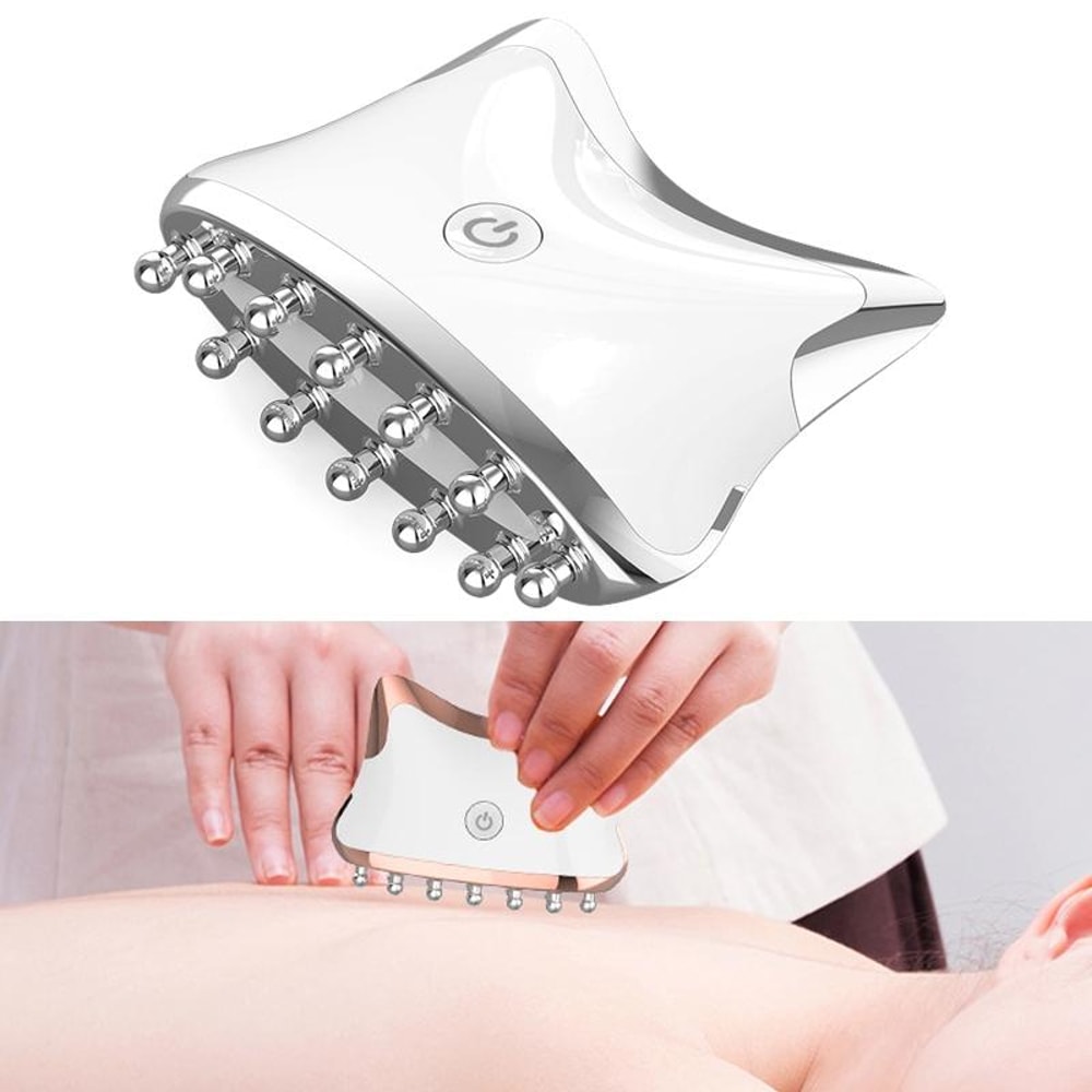 EMS Color Light Face Neck Massager Microcurrent Skin Lifting And Gua Sha Therapy Device 1