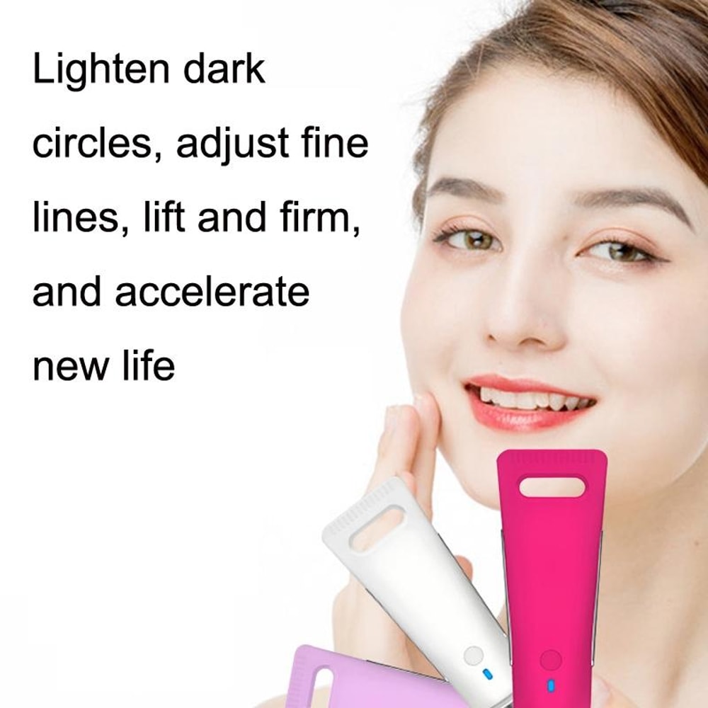 EMS Heated Eye Massage Pen For Dark Circles Puffiness Fine Line Care 6