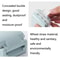 EcoSeal Portable Pill Organizer Wheat Straw Travel Pill Box With Moisture Proof Compartments 3