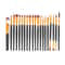 Makeup Brush Set With Wooden Handles Soft Nylon Bristles For Flawless Beauty Application 4