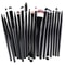 Makeup Brush Set With Wooden Handles Soft Nylon Bristles For Flawless Beauty Application 6
