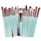 Makeup Brush Set With Wooden Handles Soft Nylon Bristles For Flawless Beauty Application 3