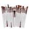 Makeup Brush Set With Wooden Handles Soft Nylon Bristles For Flawless Beauty Application 13