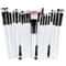 Makeup Brush Set With Wooden Handles Soft Nylon Bristles For Flawless Beauty Application 8