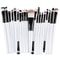 Makeup Brush Set With Wooden Handles Soft Nylon Bristles For Flawless Beauty Application 8