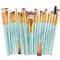Makeup Brush Set With Wooden Handles Soft Nylon Bristles For Flawless Beauty Application 17