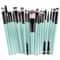 Makeup Brush Set With Wooden Handles Soft Nylon Bristles For Flawless Beauty Application 20
