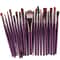 Makeup Brush Set With Wooden Handles Soft Nylon Bristles For Flawless Beauty Application 22