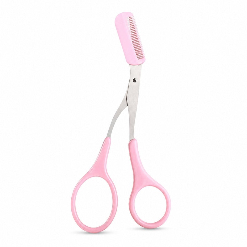 Precision BrowTrim 2 In 1 Eyebrow Scissors With Comb Stainless Steel Brow Shaping Tool 6