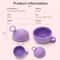 Silicone Makeup Brush Cleaner Bowl Travel Scrubber Cup with Hanging Loop