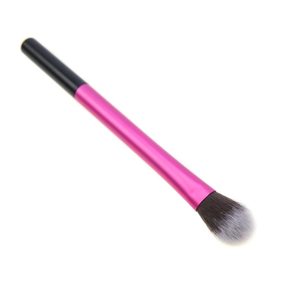 Portable Pink Eyeshadow Makeup Brush for Blending, Highlighting & Flawless Eye Makeup