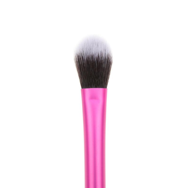 Portable Pink Eyeshadow Makeup Brush for Blending, Highlighting & Flawless Eye Makeup