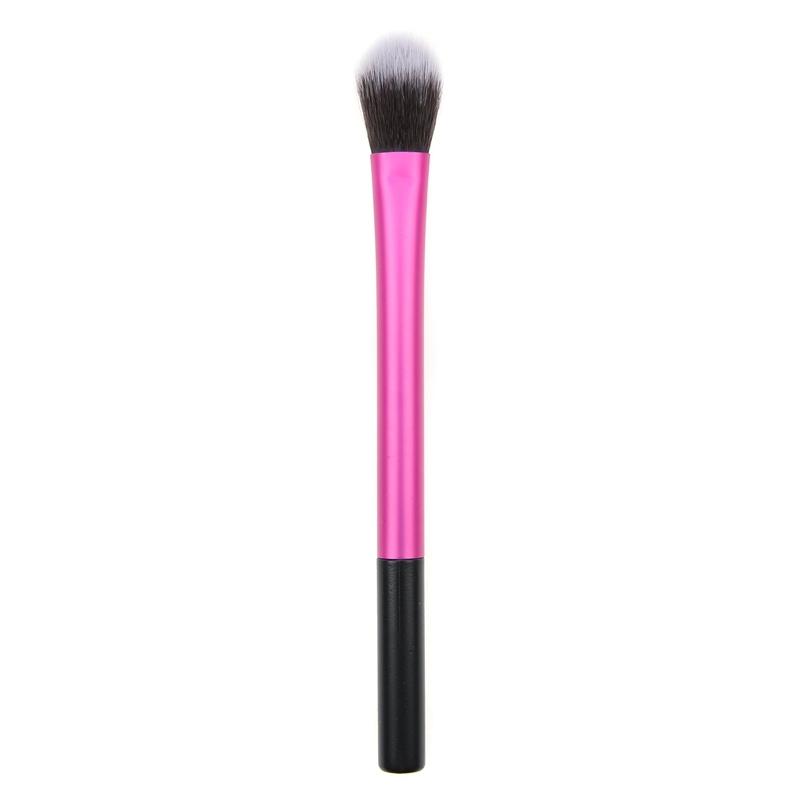 Portable Pink Eyeshadow Makeup Brush for Blending, Highlighting & Flawless Eye Makeup
