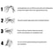 Waterproof Self Adhesive Glitter Eyeliner False Eyelash Stickers For Smoky Cat Eye Makeup 12
