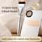 Flawless Blend 5 Piece Makeup Mixing Palette Foundation Spatula Set With Brush And Powder Puff 2