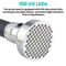 100 LED UV Flashlight Banknote Detector For Currency Verification Pet Stain Scorpion Detection 2