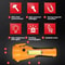 Magnetic COB Emergency Work Light With Safety Hammer Seatbelt Cutter 2