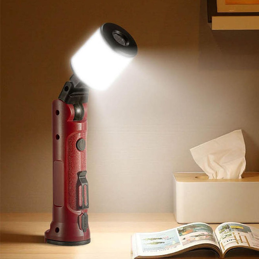 MagnaBeam Rechargeable COB Work Light With Magnetic Base Type C Charging Camping Flashlight 0
