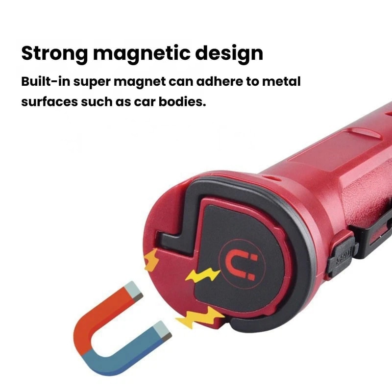 MagnaBeam Rechargeable COB Work Light With Magnetic Base Type C Charging Camping Flashlight 2