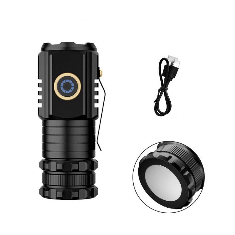 2000LM Rechargeable Mini LED Flashlight Waterproof Pocket Torch With Type C Charging 11