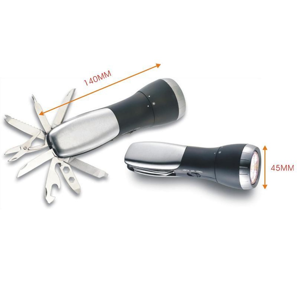 TrailGuard Multi Tool LED Flashlight Emergency Survival Kit 4