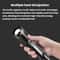 Rechargeable Zoomable LED Flashlight With Side Camping Light Emergency Warning Mode 5