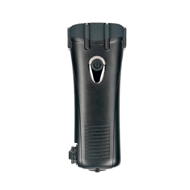 Hand Crank Emergency Flashlight Waterproof Rechargeable LED Torch With Power Bank SOS Alarm 0