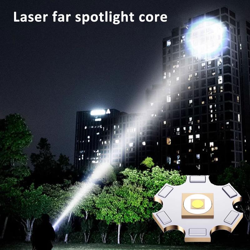 LumaStrike Pro Rechargeable Zoomable Flashlight With Power Bank Long Range LED Beam 6
