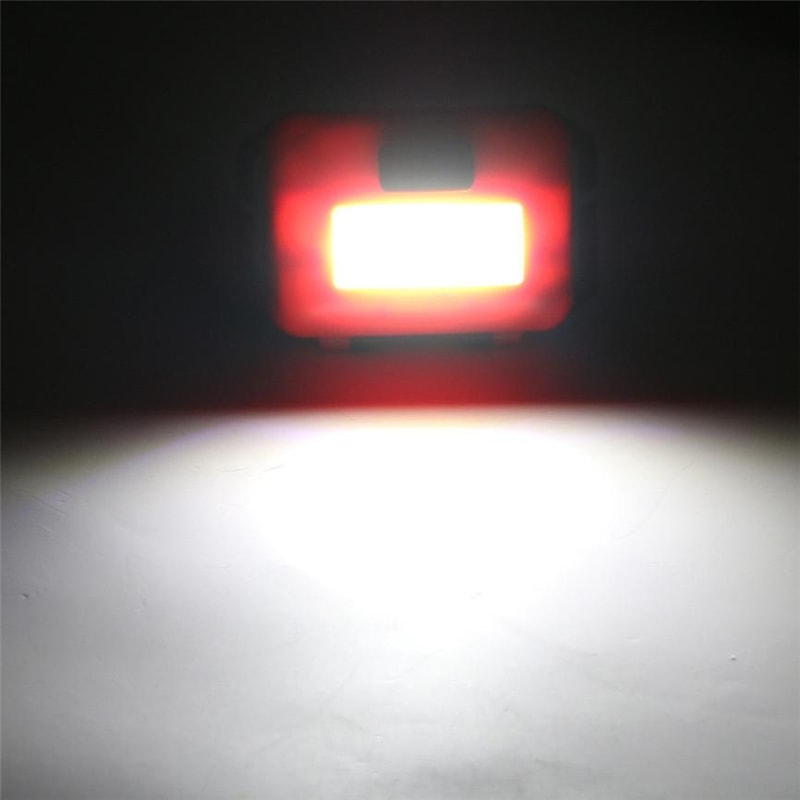 UltraBright Mini COB LED Headlamp 2 Pack Adjustable LED Headlamp For Camping Hiking Hands Free Wor 5