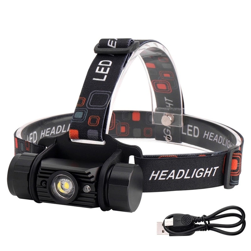 Motion Sensor LED Headlamp Rechargeable Waterproof Head Torch For Fishing Camping Outdoor Work 2
