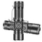 Mini USB C Rechargeable Long Range Flashlight With White Laser LED Magnetic Tail Zoom Focus 9