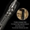 Cree T6 Zoom LED Flashlight Pen Clip Long Range Waterproof Tactical Torch 4