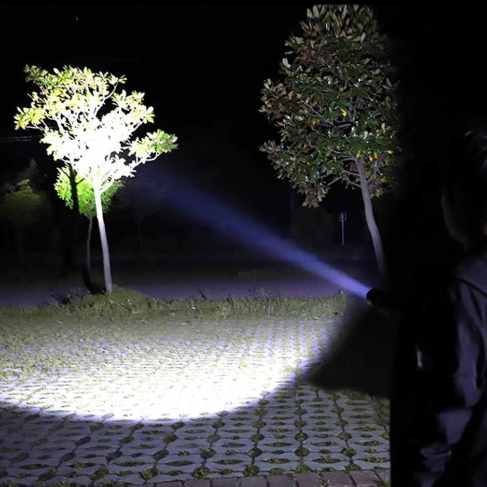Cree T6 Zoom LED Flashlight Pen Clip Long Range Waterproof Tactical Torch 6