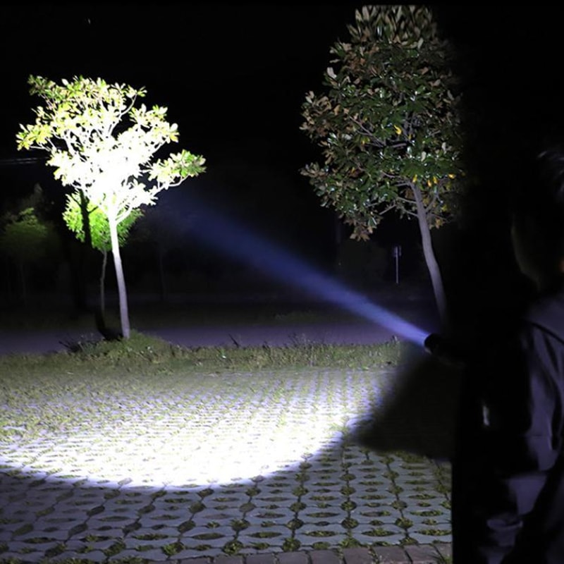 Cree T6 Zoom LED Flashlight Pen Clip Long Range Waterproof Tactical Torch 6