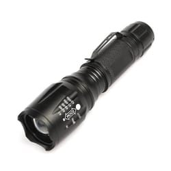 cree t6 zoom led flashlight pen clip long range waterproof tactical torch