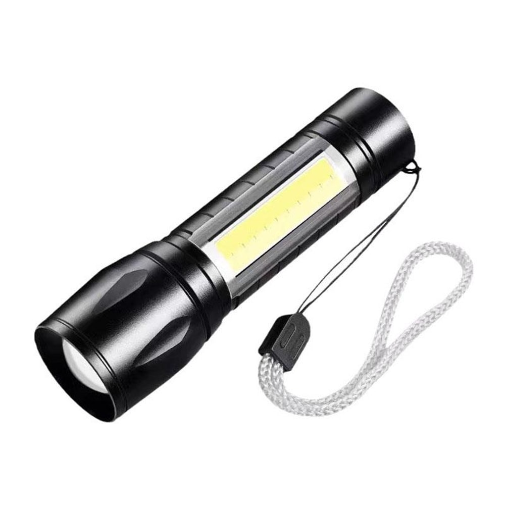 Cree T6 Zoom LED Flashlight Pen Clip Long Range Waterproof Tactical Torch 7