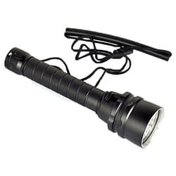 5000lm uv diving flashlight 150m waterproof purple light torch for diving, leak detection & outdoor use