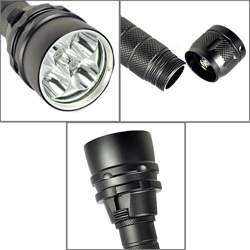5000LM UV Diving Flashlight 150M Waterproof Purple Light Torch For Diving Leak Detection Outdoor U 3