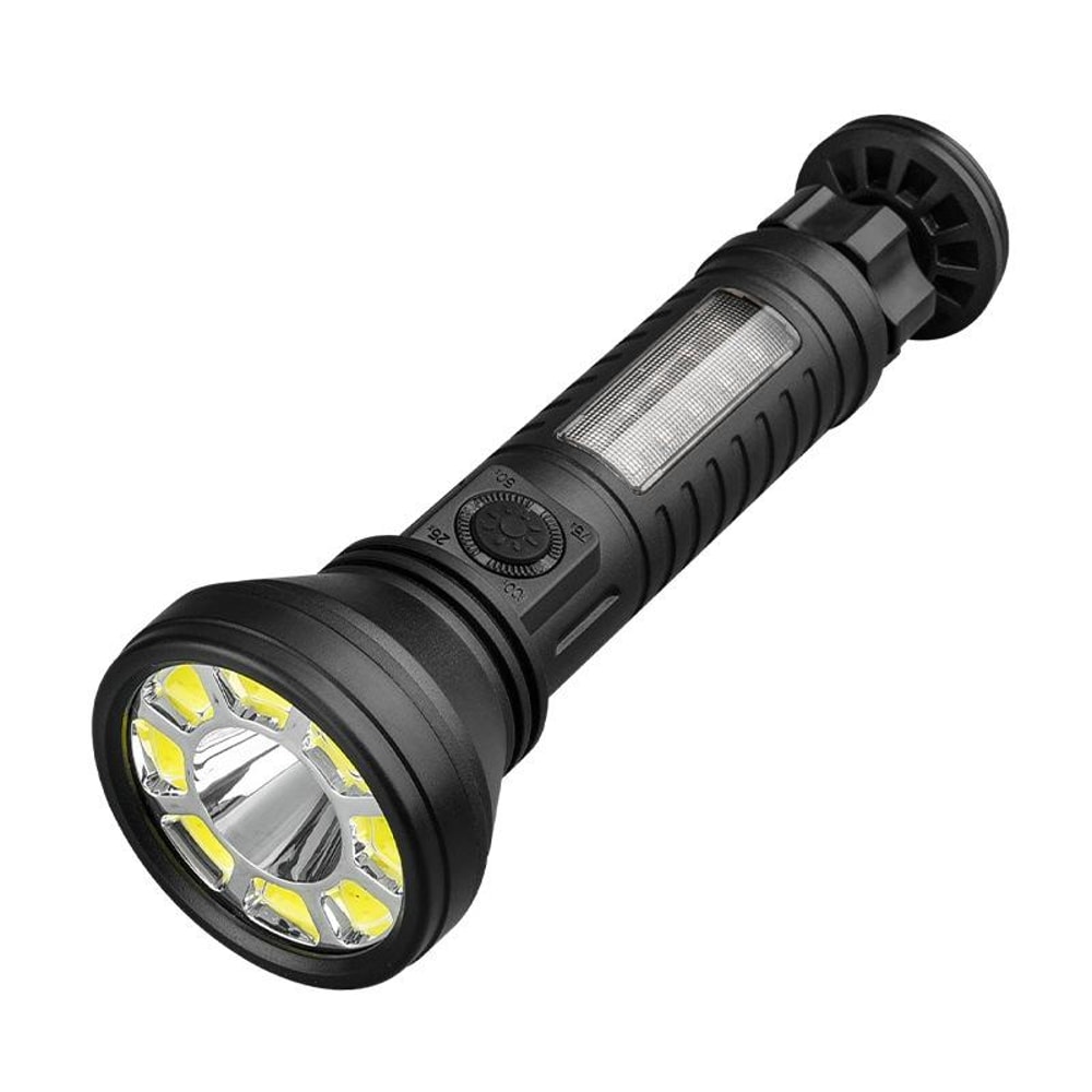 E SMARTER A03 Rechargeable Tactical Flashlight 1500LM Long Range LED Flashlight With LCD Display 10
