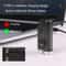 V3 Rechargeable Keychain Flashlight 900LM Mini EDC Torch With UV Light Magnet 4