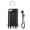 V3 Rechargeable Keychain Flashlight 900LM Mini EDC Torch With UV Light Magnet 0