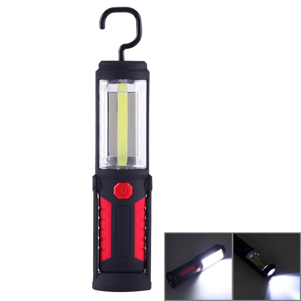 Rechargeable Magnetic LED Work Light With COB Torch And Swivel Hook 0