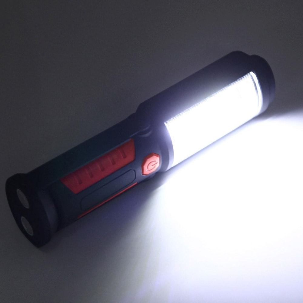 Rechargeable Magnetic LED Work Light With COB Torch And Swivel Hook 9